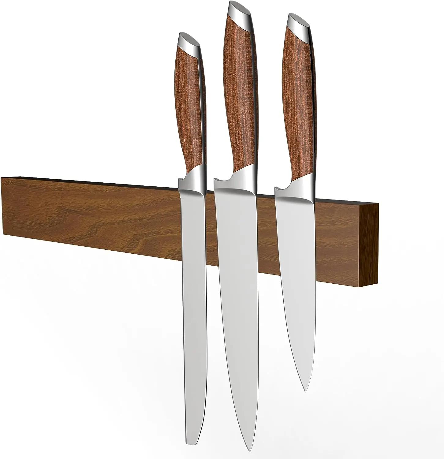 Acacia Wood Powerful Magnetic Knife Strips, Magnetic Knife Holder for Wall Use as Magnetic Tool Organizer, Home Organizer