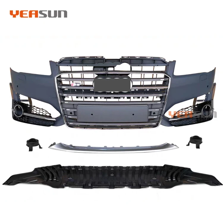 S8 Style Car Accessories Auto Body Kit Front Bumper For Audi A8 S8 2015 2016 2017 2018