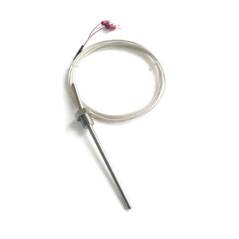 6x70mm thermocouple rtd pt100 temperature sensor with m10x1.5 screw
