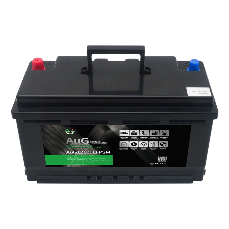 12V  car starter battery with emergency button or blue tooth function lithium iron phosphate starting battery  150Ah