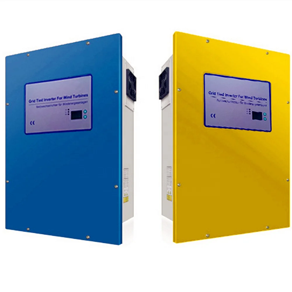 3.5kw Wind Turbine Grid Tie Inverter BLUE LCD Pure Sine Wave 16A High Efficiency & Energy Saving DC/AC Inverters HLD 97% SDK,NFC