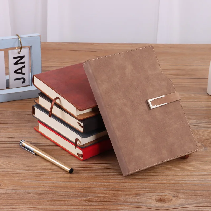 Hot Sale Business Office A5 Pu Leather Diary Journal Notebook