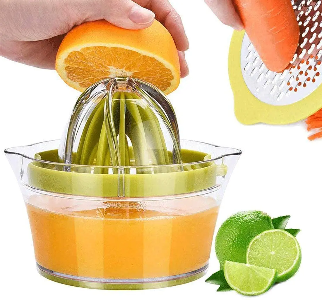 Amazon Hot Selling Manual Juicer Multifunctional Lemon Squeezer Orange Citrus Juicer Within Measuring Cup Fruit Hand Juicer