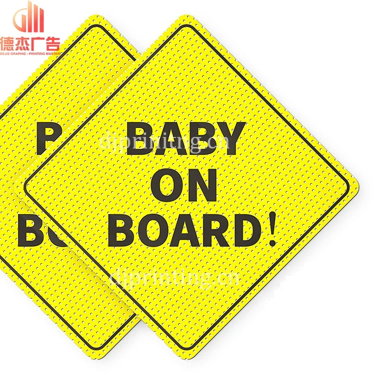 Custom car window baby on board sticker