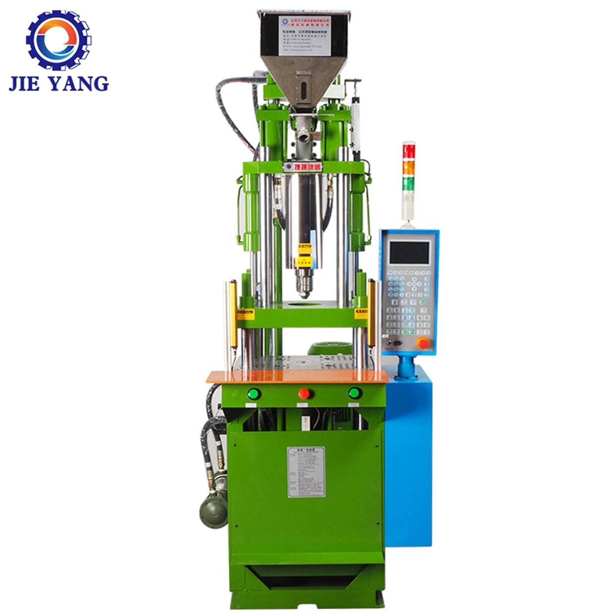 Hydraulic led bulb making machine , led light making machine Vertical injection molding machine