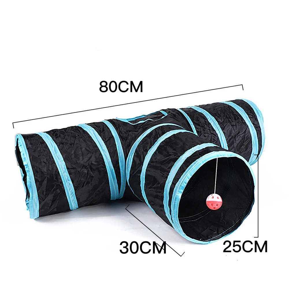 Cat Tunnel Large Indoor Outdoor Collapsible Dog Kitten Pet Toy Crinkle Tunnel Tube