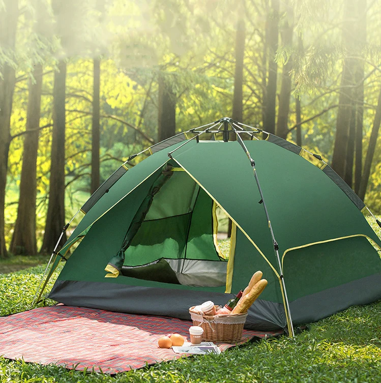 New Arrival 2-3 Person Strong Waterproof Fishing Double Layer Backpack Trekking Camping Tent