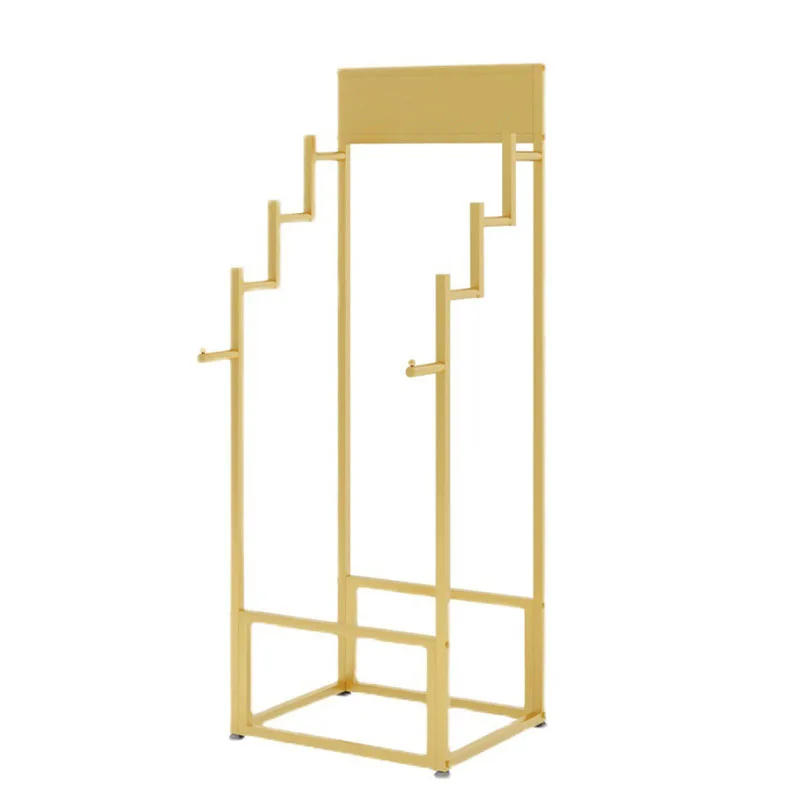 Customized Single And Double-Sided Metal Display Racks Home Store Display Carpet Shelves Carpet Racks