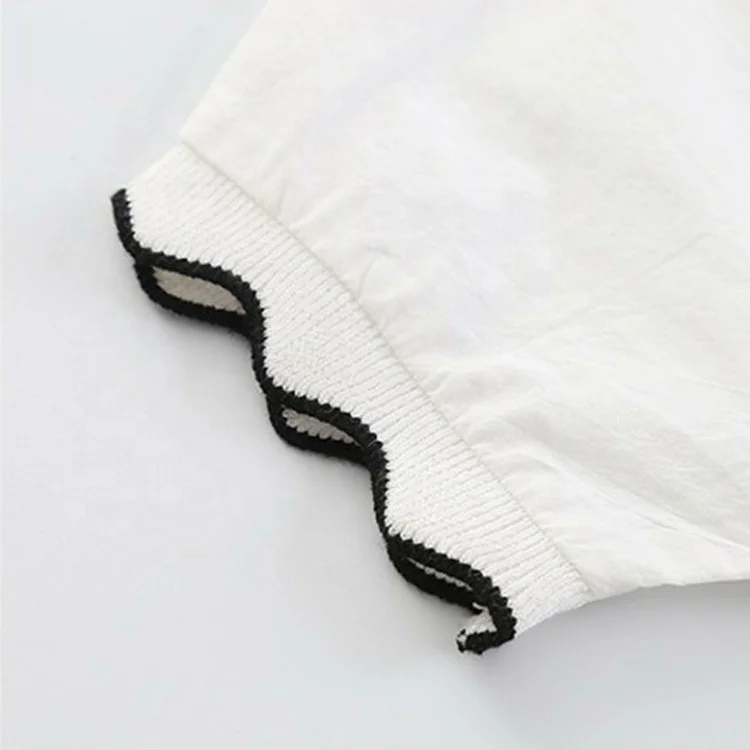 
Wavy edge thin rib for dress cuff hem collar rib fashion accessories 