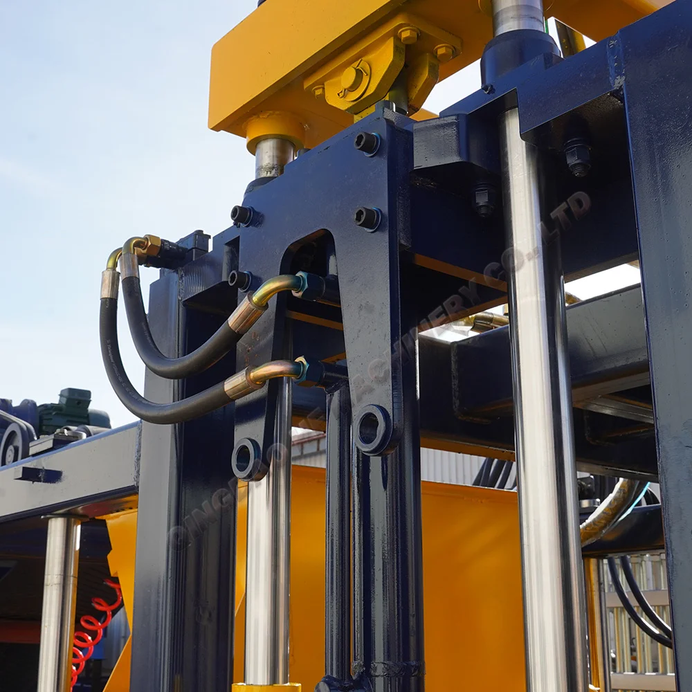 Hydraulic Concrete Interlocking Block Machine Hot Sale Paving Stone Making Machine H1800 Block Machine How to Change Molds