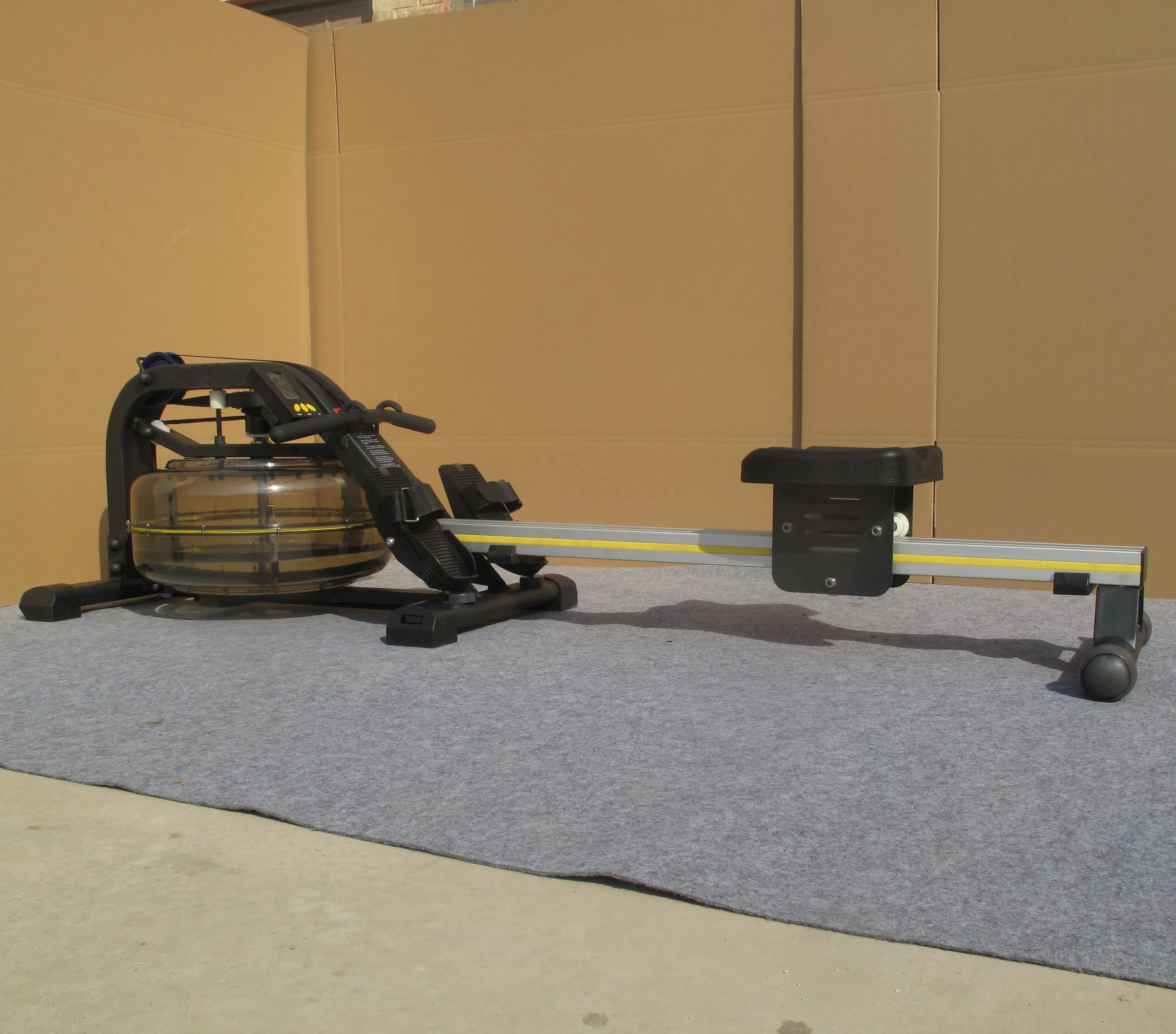 Durable Commercial Water Rower with Steel Frame