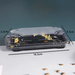 Transparent Disposable Plastic Sushi Food Packaging Box Trays And Lids