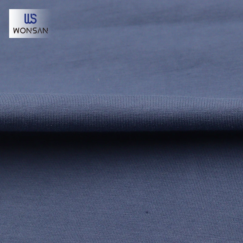 China High Quality Pima Cotton Spandex Quick-Drying Moisture wicking T-shirt Base Layer Jersey Dyeing Knitting Fabric