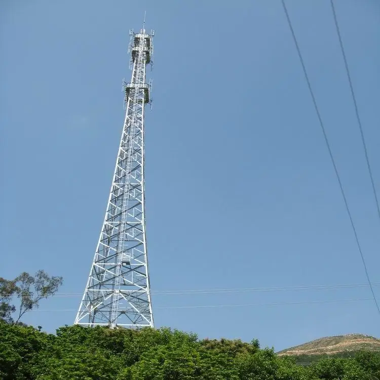 Manufacturer Supplier Support Angular Telecom Radio Steel Microwave Self Supporting Gsm Antenna Tower