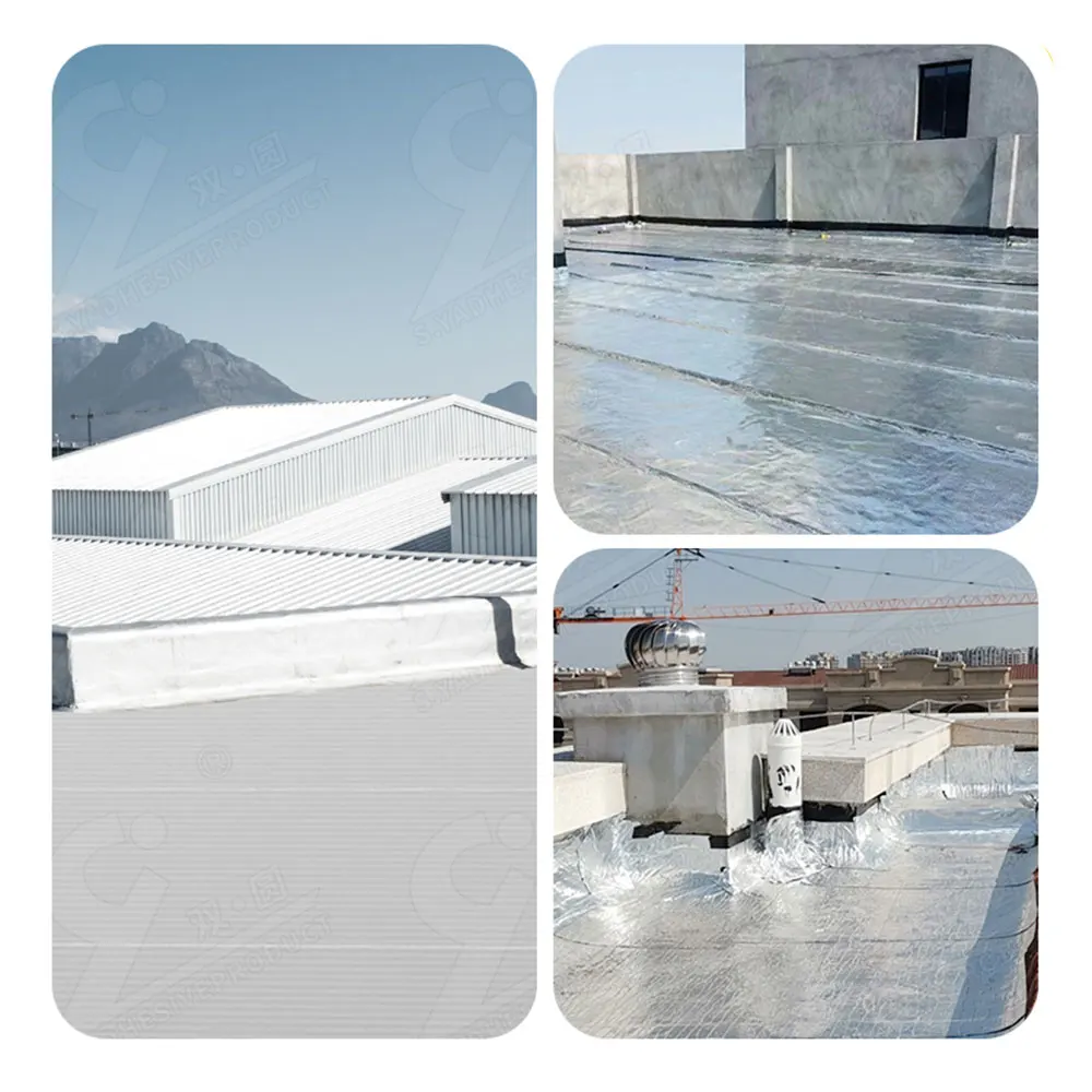 Waterproof and leakproof aluminum foil butyl rubber sealing tape self adhesive for metal roof drainage system repair