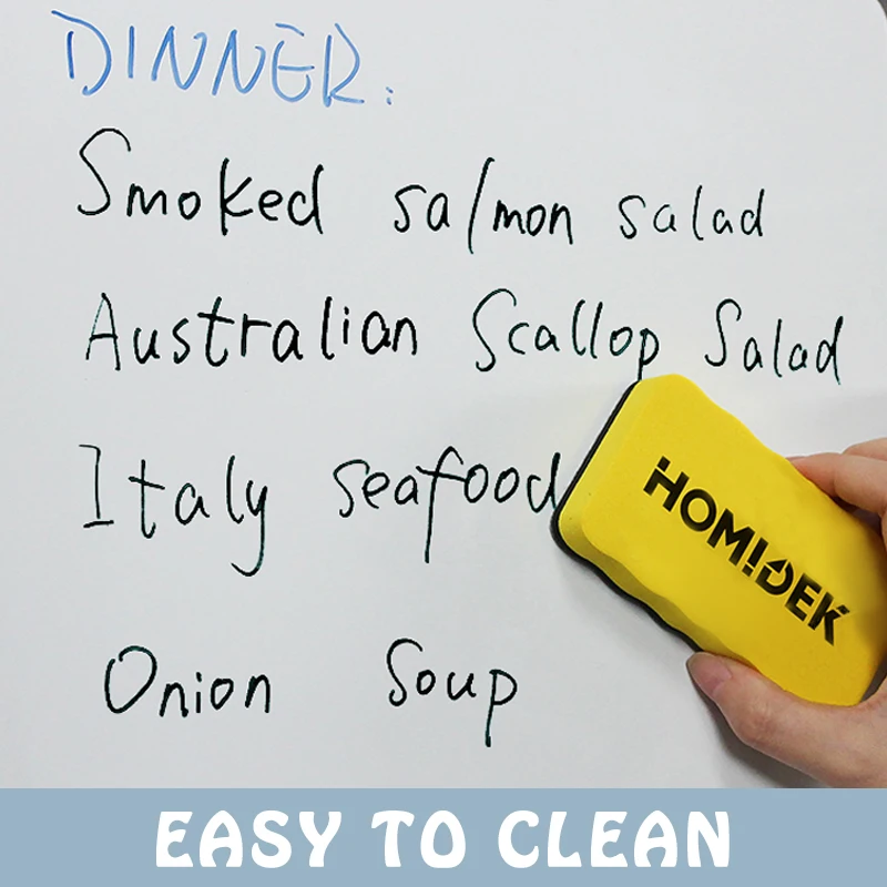 HOMIDEK Dry Erase Whiteboard Roll Whiteboard Magnetic For Teaching Meeting School