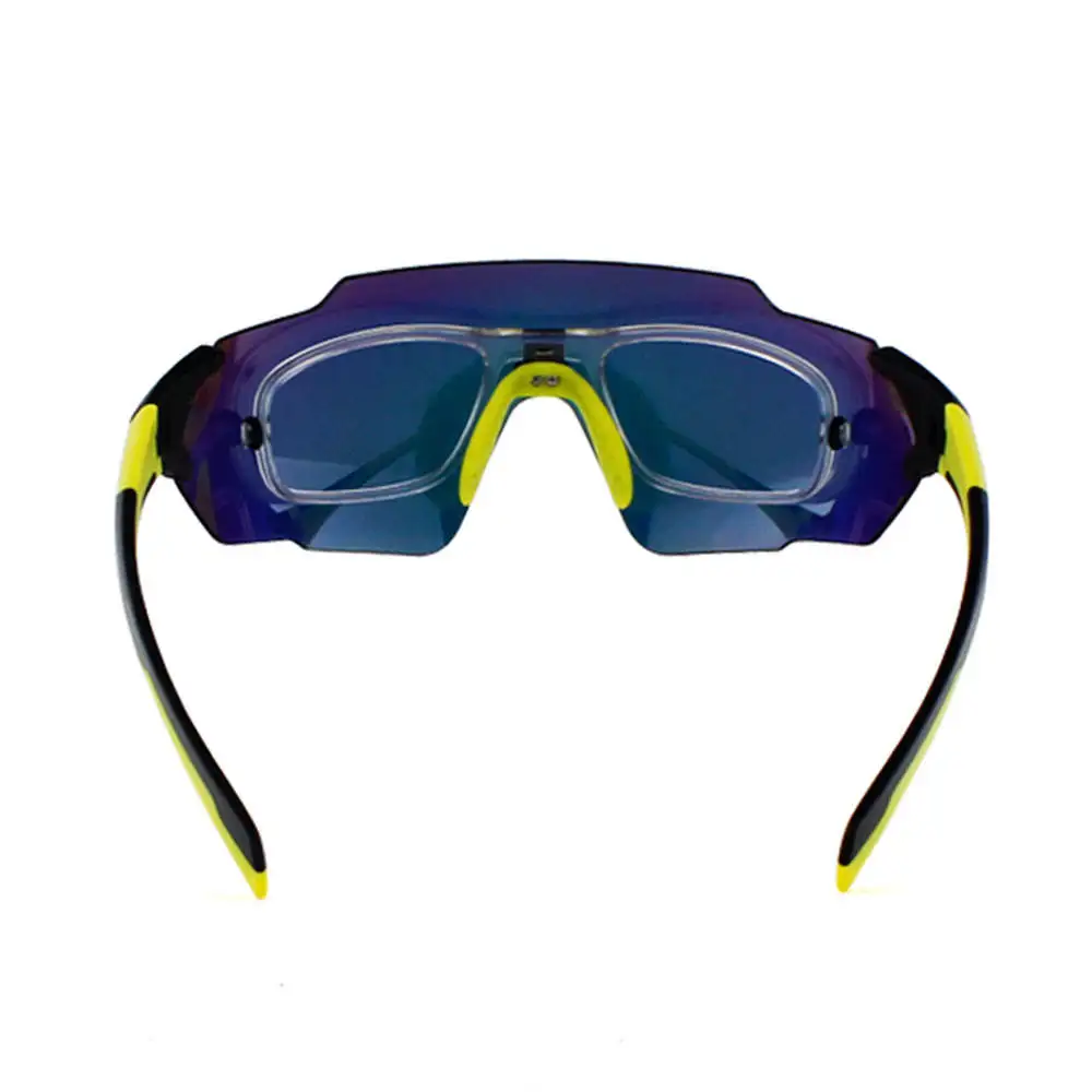 Full coating colorful PC lens running UV 400 sport glasses cycling baseball sunglasses