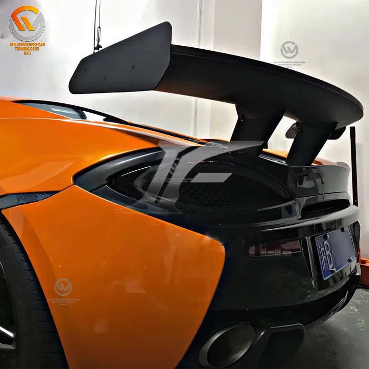 Багажник GTS Wing для McLaren 540C 570S 570GT, задний гоночный спойлер из углеродного волокна