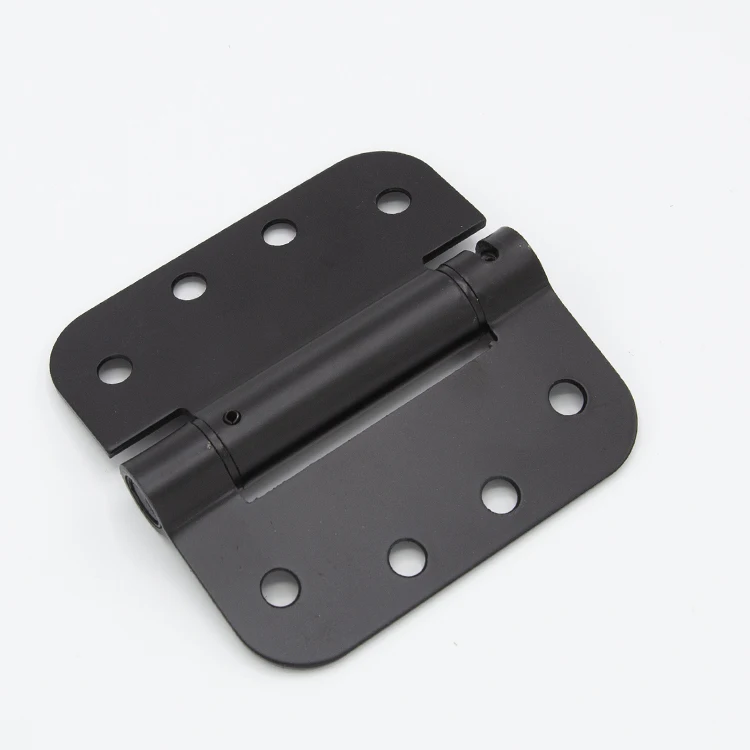 Door & Window Hardware 5/8' Radius Corner Matt Black Spring Hinge