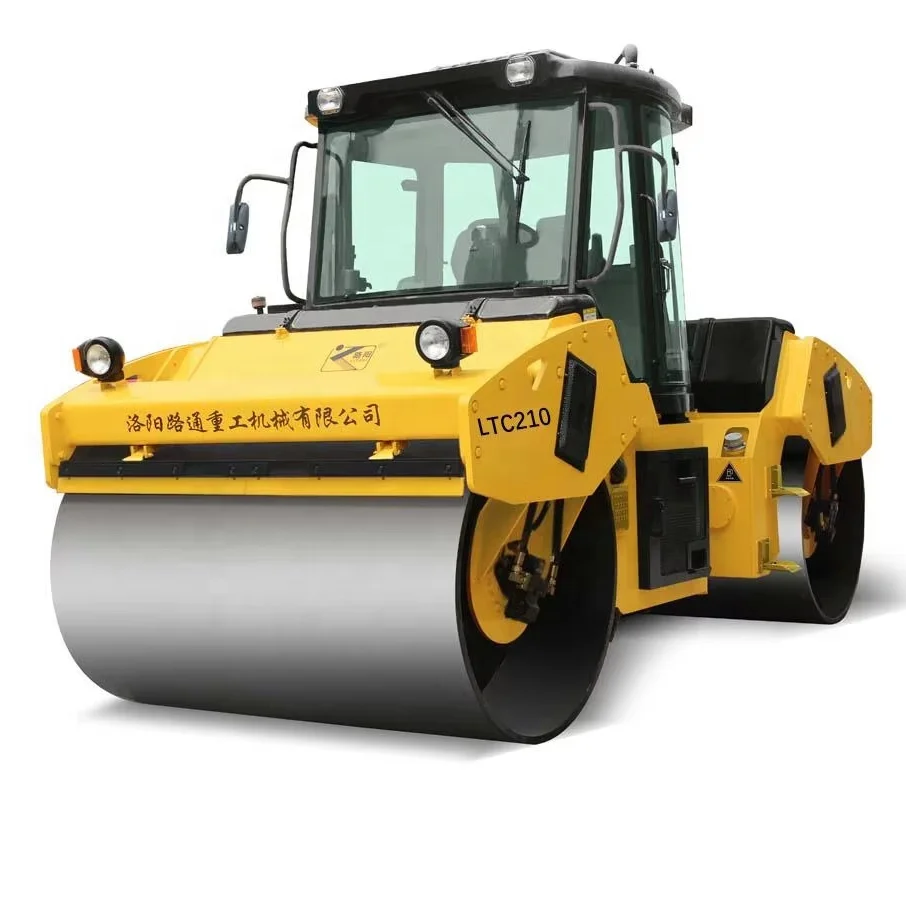 LUTONG 10 Ton Pneumatic Tyre Road Roller Compactor Vibratory Farm Construction Similar to Sakai LTP1016 15 Ton Weight
