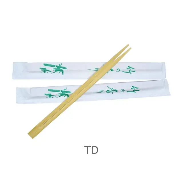 Chopsitcks In Paper Sleeve On Promotion Tensoge High End Personalized Disposable Bamboo Chopsticks With Best Quality