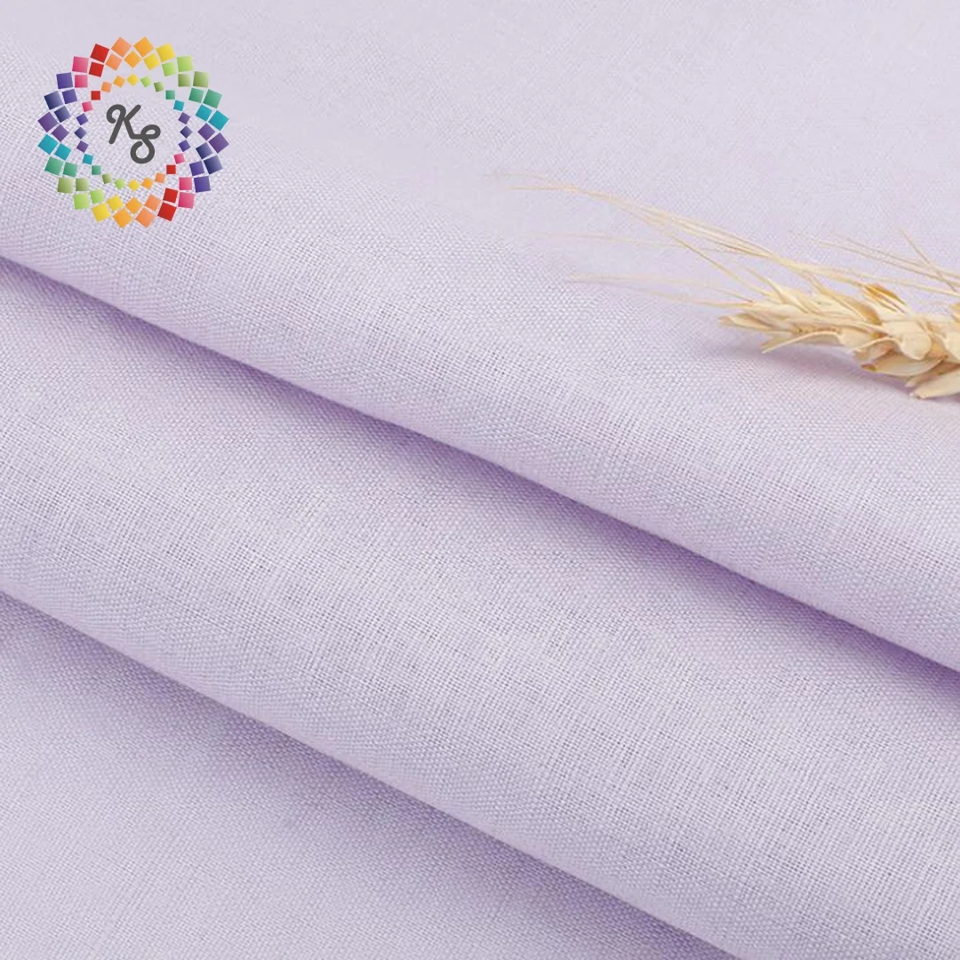 Hot Sale High Quality 55% Linen 45% Cotton Blend Fabric For Home Textile