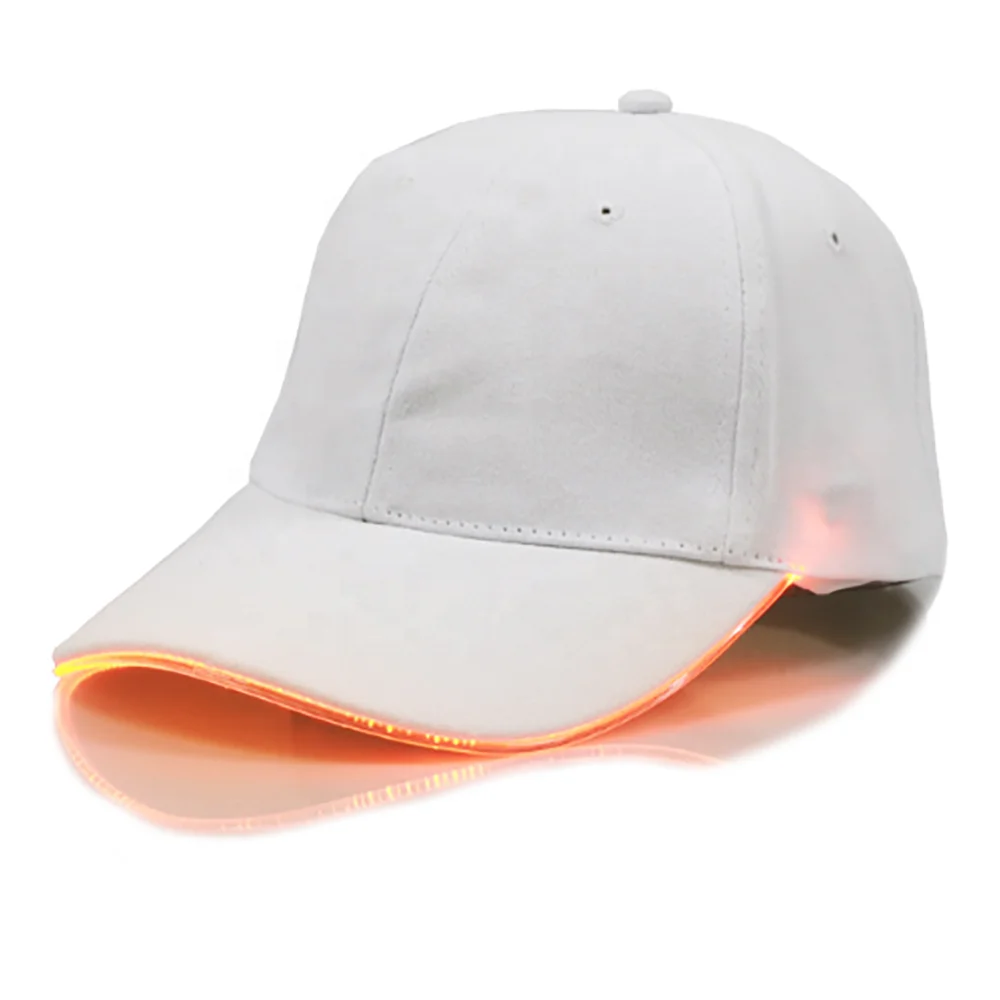 Sell well white pride led light baseball cap
