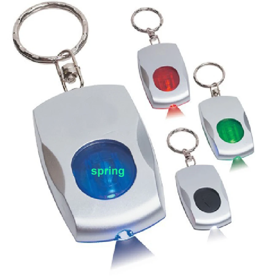 Hot-Selling Auto Car shape  Mini Torch Plastic Flash Light Key Chain , Promotion Gift LED Keychain