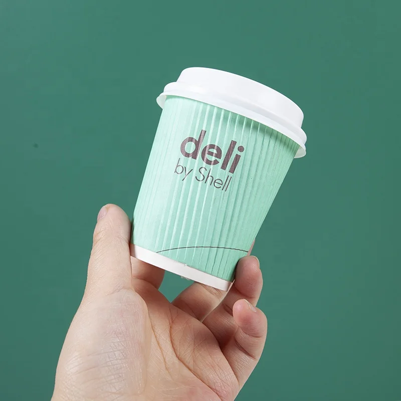 Kraft PLA Disposable Paper Cups for Food Water Carbonated Drinks Coffee Packaging Pe Paint Coat Food Packaging