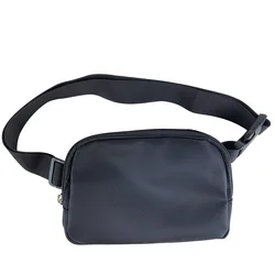2023 fashion new waterproof sports nylon waist bag Customized Color and logo Lulu Belt Bag