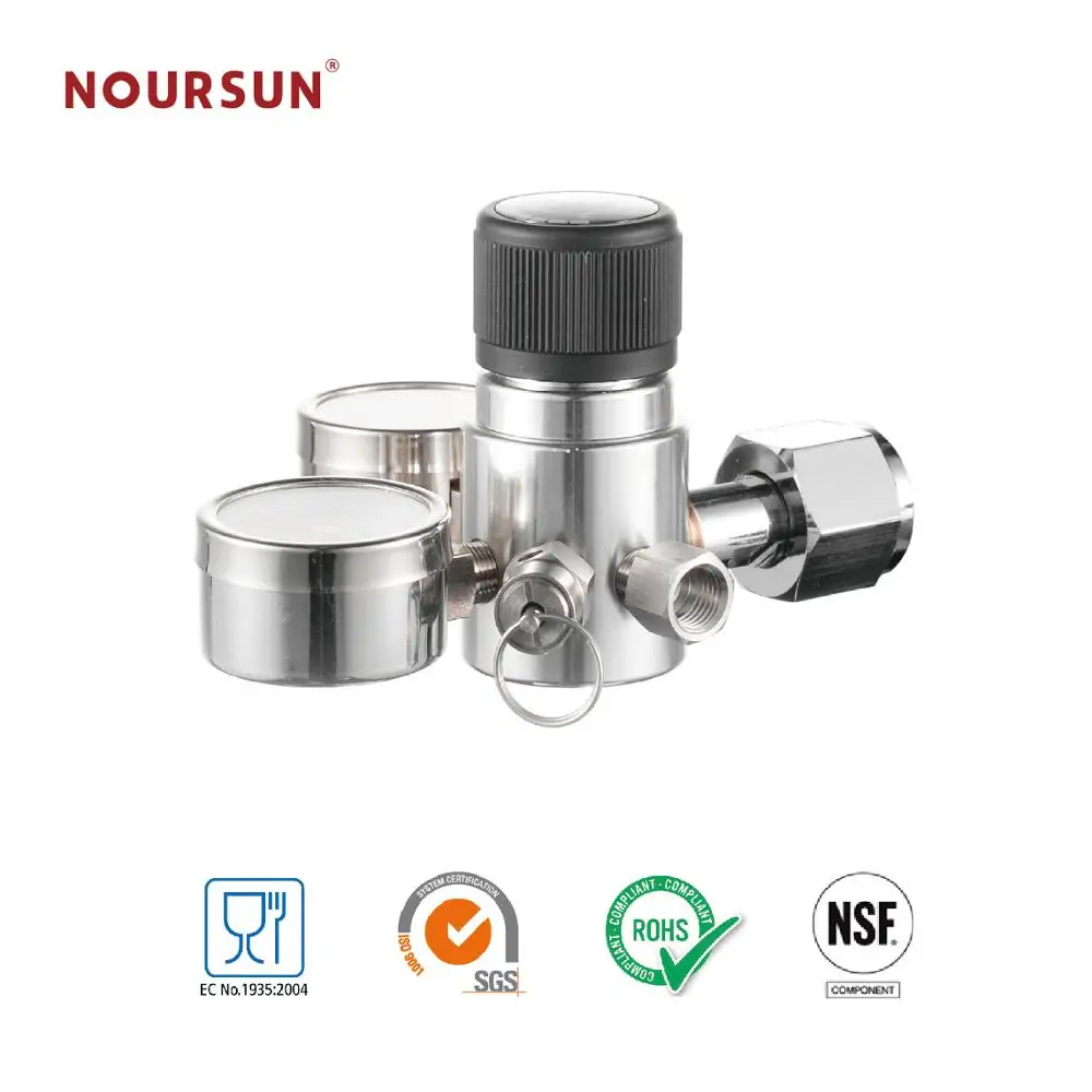 
Dual Gauge CO2 regulator for draft beer/beer keg 