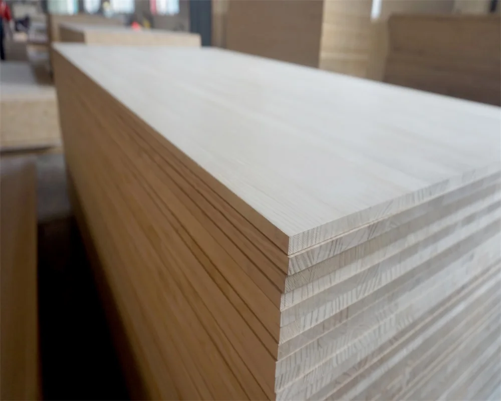 Jiamujia 4*8ft Finger joint wood panel - Top Trending Pine Wood Finger joint Panel for Furniture , Decoration