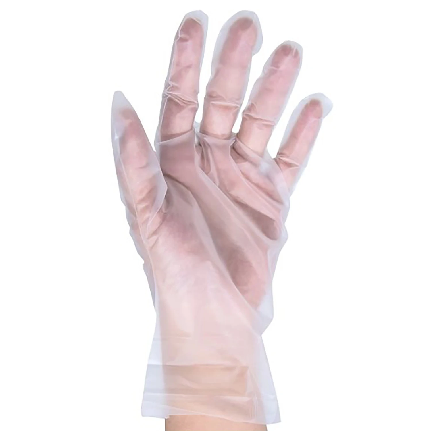 Junda OEM 50Pcs/Box Quality Assurance Disposable Plastic TPE Gloves Individually Packet Food Grade Soft Thickness Gloves