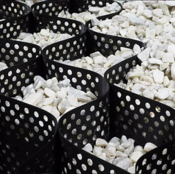 Заводская цена полиэтиленовый пластиковый коврик geocell для контроля эрозии