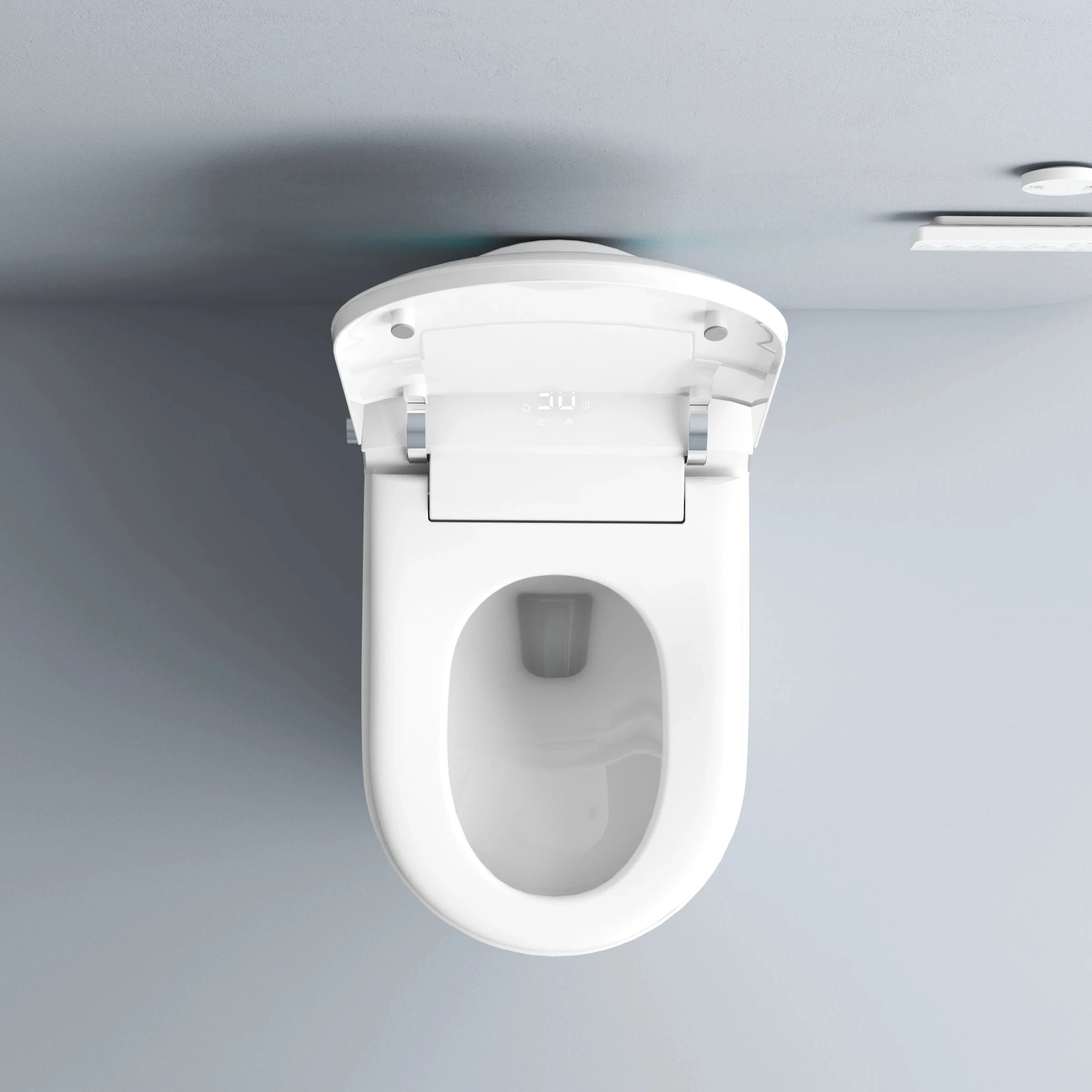 New  Arrival Elongated Smart Toilet Big Hole Widen Seating Electronic Intelligent Toilet cupc smart toilet