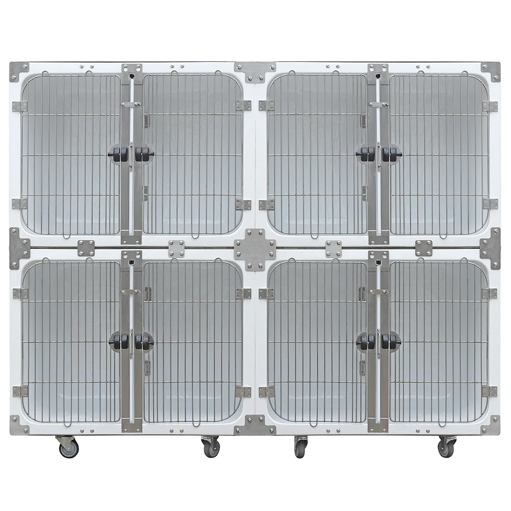 KA-510 Professional pet products factory AEOLUS wholesale cat dog cage clean veterinary cages KA-501 Fiberglass pet cage
