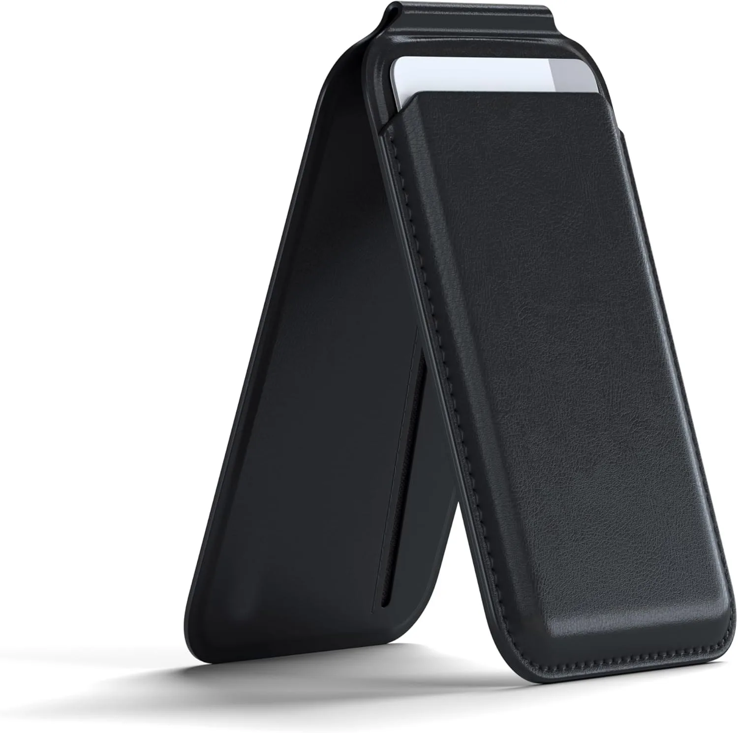 Waterproof Leather Phone Pouch with Storage Card Holder Mobile Accessory Case for Phones 15 & 16 for Credit Card Use