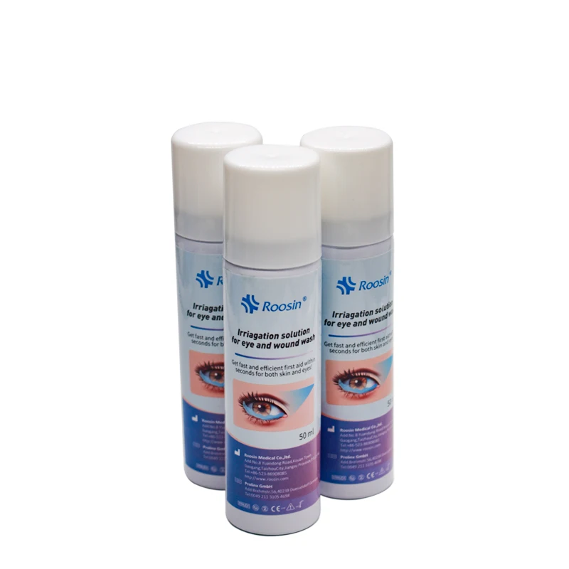 medical eye saline solution for washing