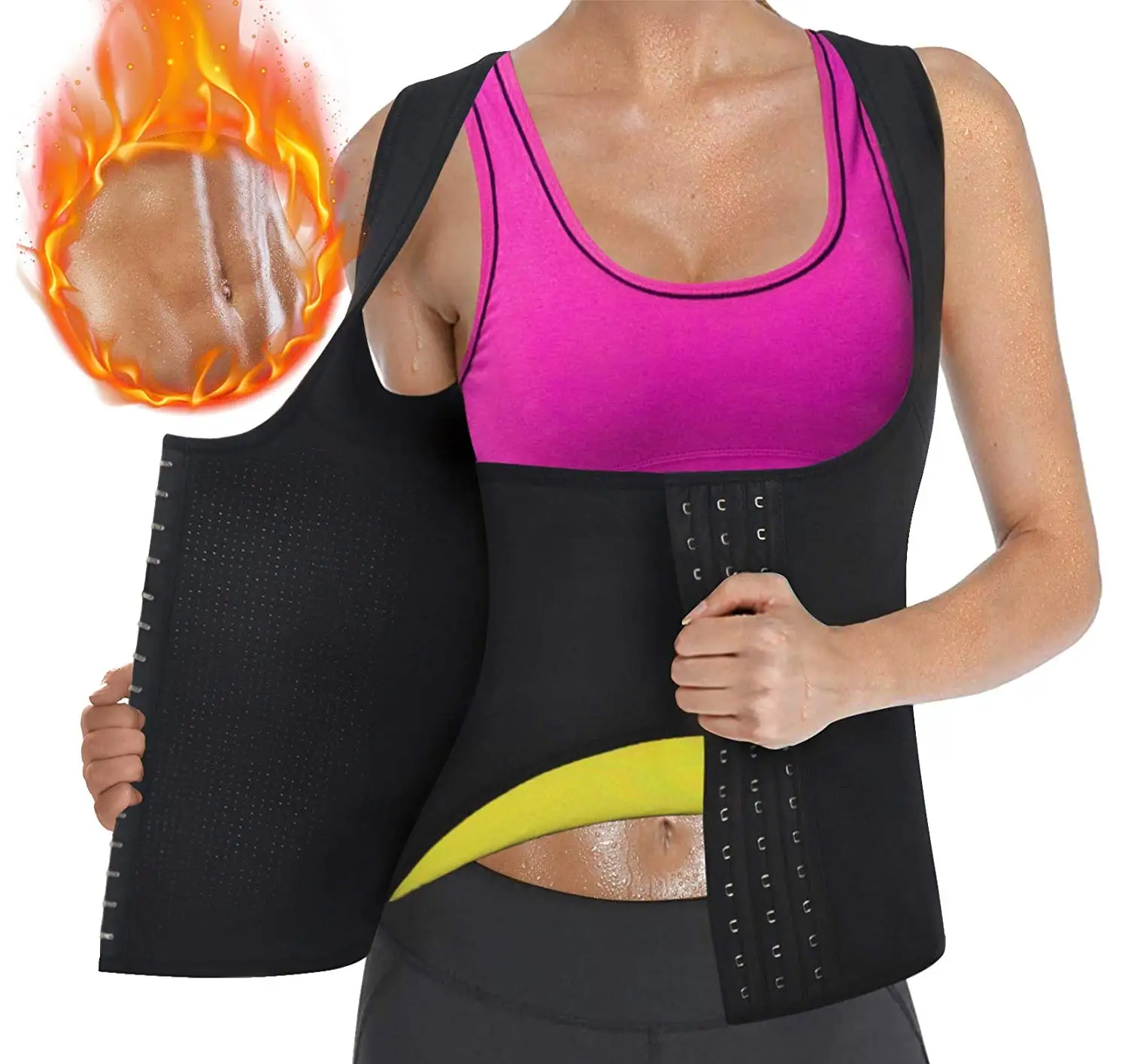Neoprene Cincher Sweat Sauna Vest Tank Top Body Shapers for Weight Loss