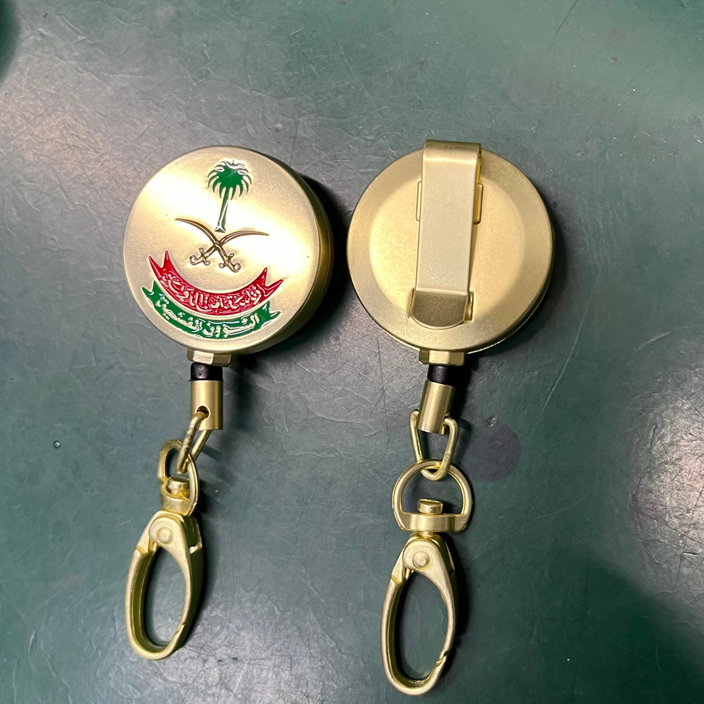 Wholesale Price Retractable Badge Reel Holder 32mm retractable badge reel with custom logo for business holder