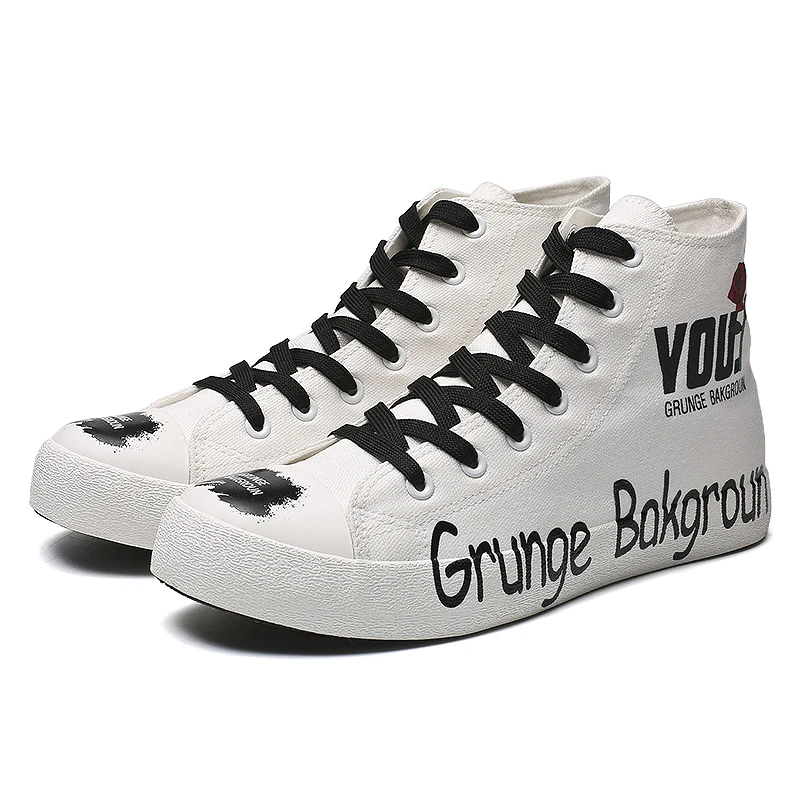 Холщовые высокие Желтые Черные прогулочные Заводские кроссовки, модная спортивная повседневная обувь для мужчин 2019