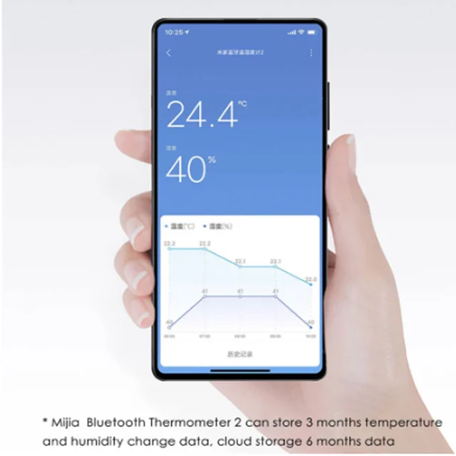  Беспроводной термометр Xiaomi Mijia умный цифровой гигрометр с ЖК-дисплеем работает