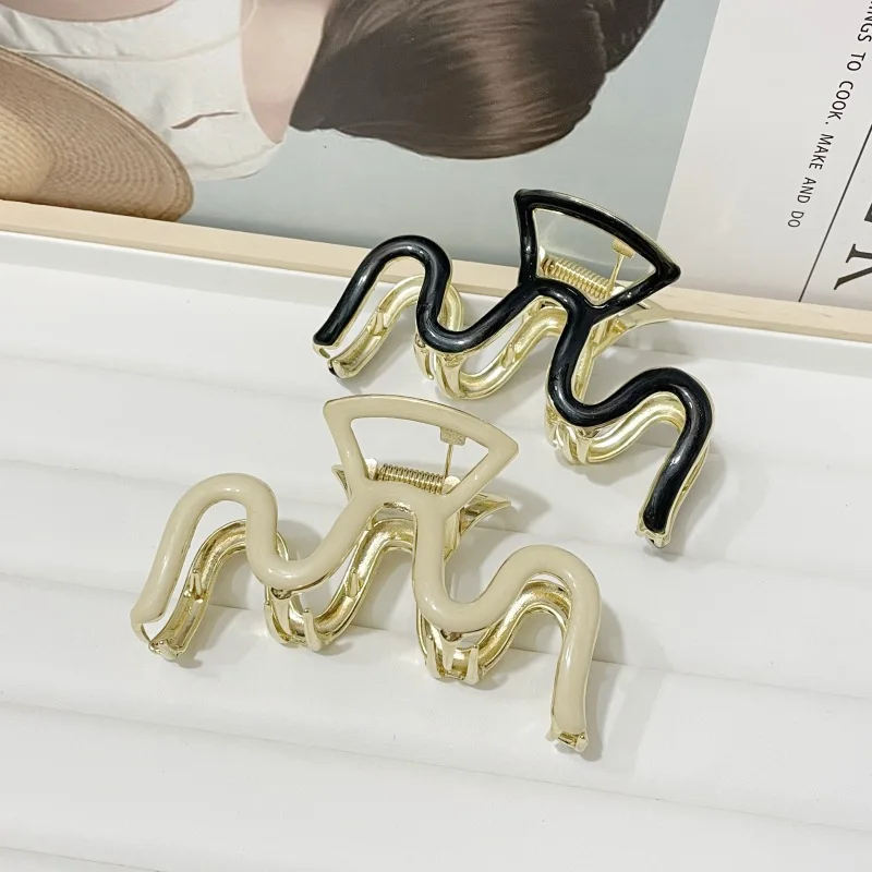 New simple color small grab-clip acetic acid mini grab-clip flowers small hair claw clips acetate hair claw