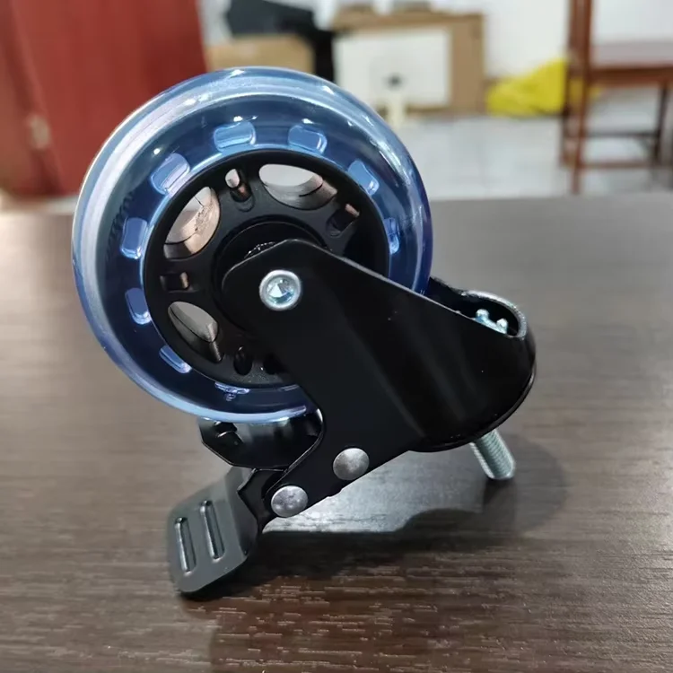 China made high quality factory wholesale professional production orange caster universal heavy duty cart wheels