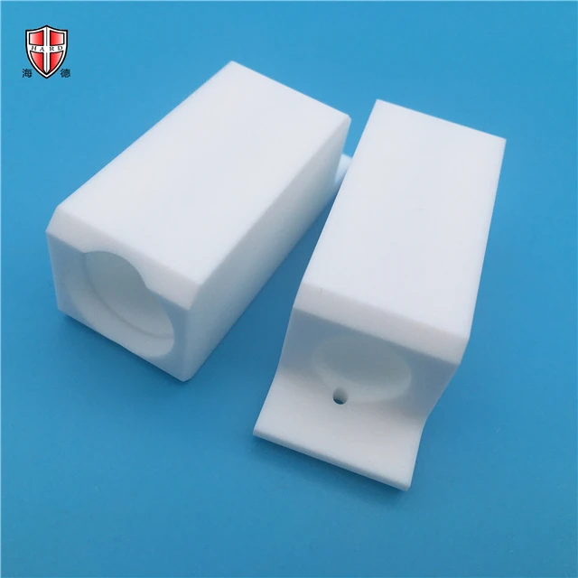 Isolated Wear Resistant Macor Mica Ceramic white micalex macor ceramic Parts Block