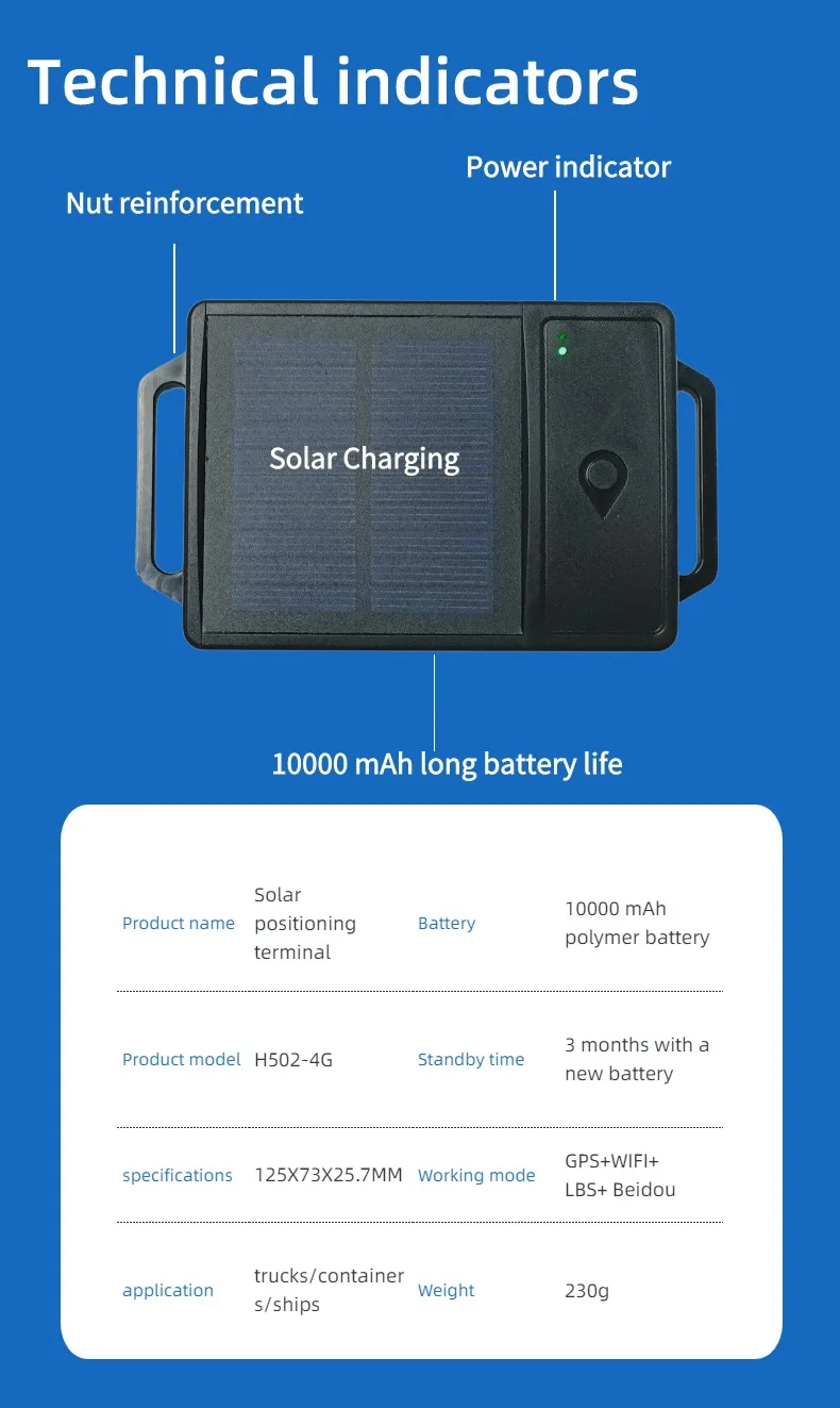 gps tracker car truck 4g gps tracking cctv system truck moving container truck trailer boat solar gps tracking device