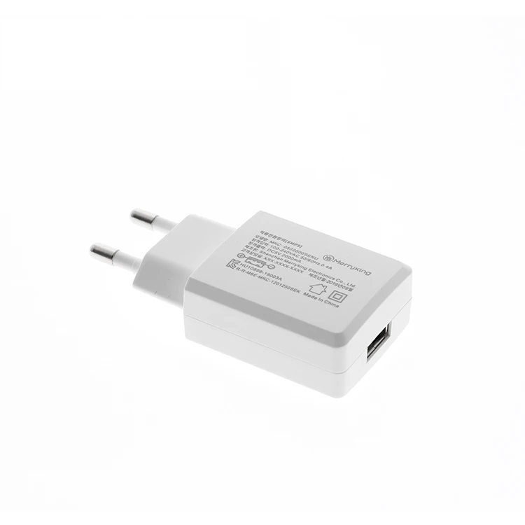
KC KCC 100-240VAC 50/60hz universal input USB power adapter 5V 1A 300mA 500mA single USB wall mount charger 5v 0.3a 0.5a 