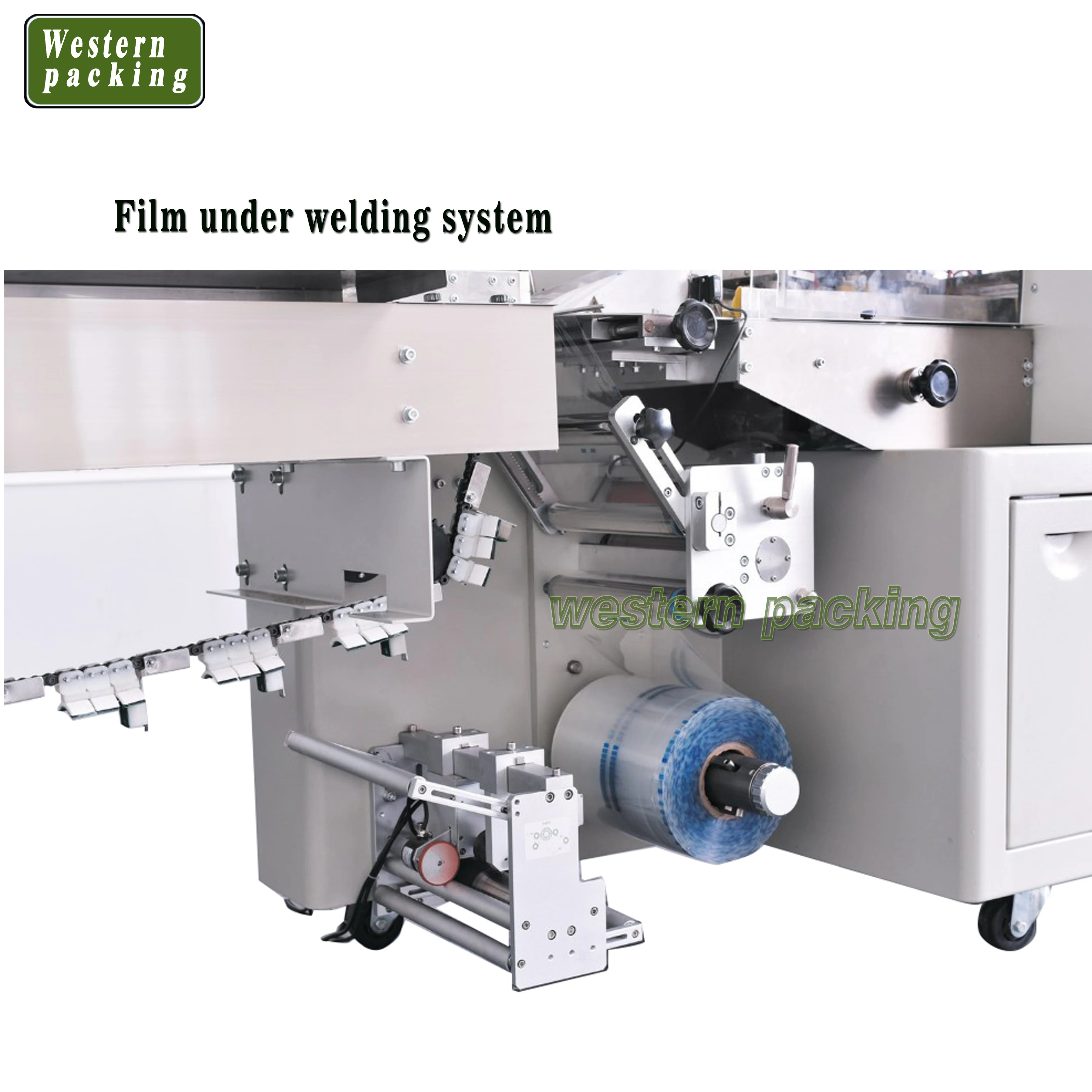 horizontal Automatic plastic film flow pack packing machine wrap packing machine