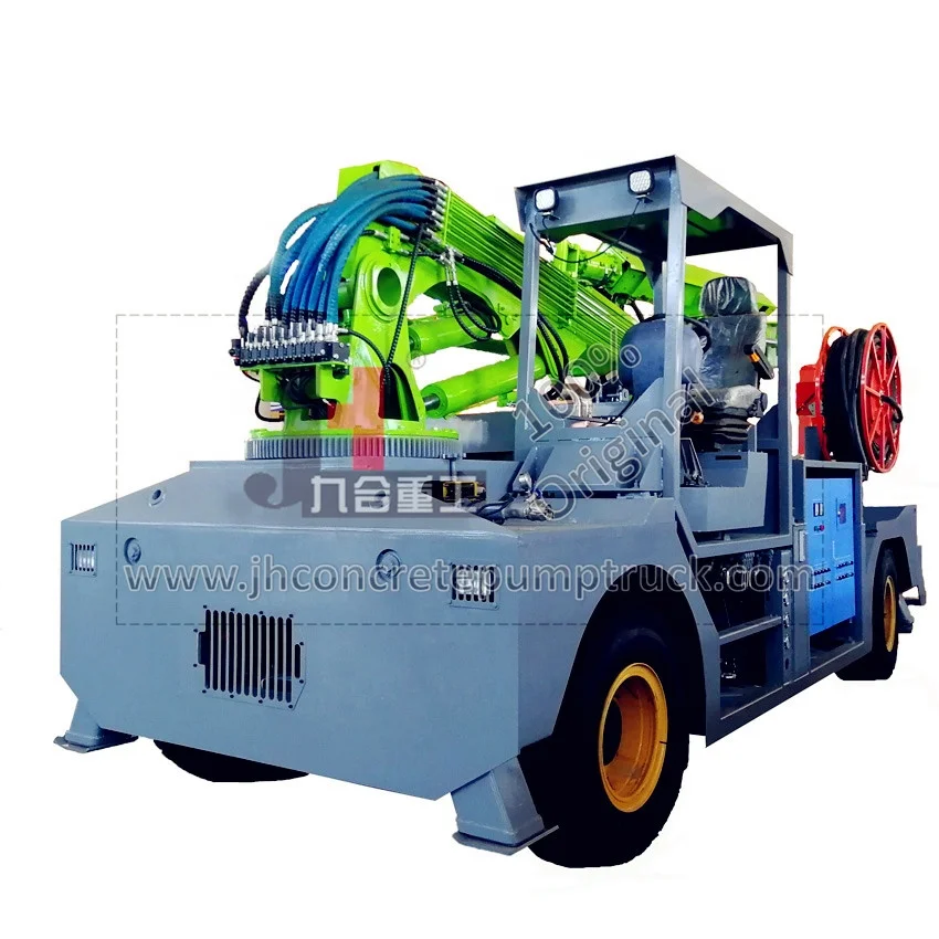Китайский завод JIUHE бренд Shotcrete робот JHGHP30 мокрый бетон распылитель дробовик машина для