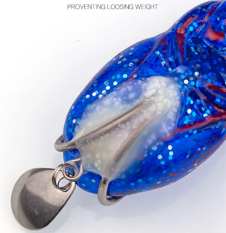 Spot Cheap 6cm14g Wobblers Artificial Soft Cicada Frog Fishing Lures Top Water Baits Floating Wobblers Pesca Black Bass